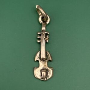 Violin Sterling Silver Jewelry Charm #string instrument